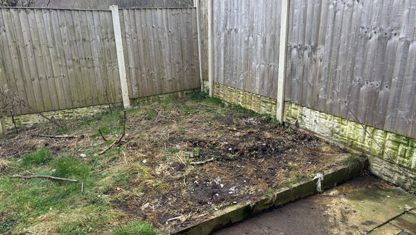 A cleared property after a Senior Waste Removals job