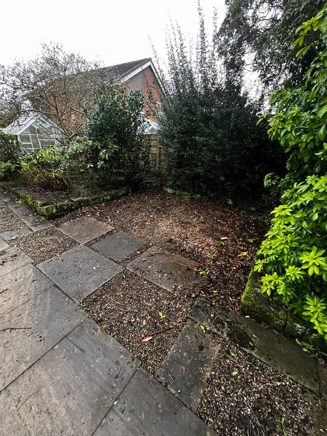 Garden cleared after Senior Waste Removals collection
